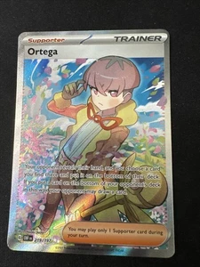 Carta Pokemon Ortega 219/197 Fiamme Ossidiana UR Holo quasi nuova - Foto 1 di 2