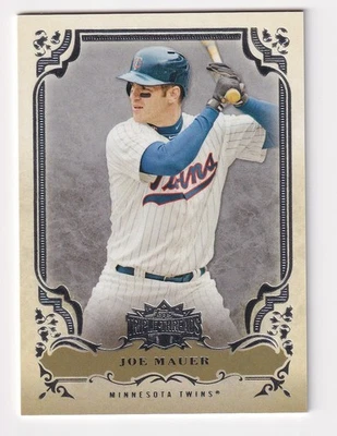 Tarjeta 94 de béisbol Joe Mauer 2013 Topps Triple Threads Foto 1 de 2
