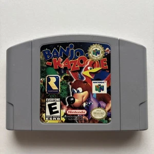 Carrito de juego retro Banjo Kazooie Nintendo 64 N64 auténtico variante de elección de jugadores - Imagen 1 de 10