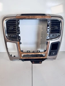 2013-2018 Dodge Ram 1500 2500 3500 LONGHORN Center Dash Radio Trim Bezel OEM - Picture 1 of 6