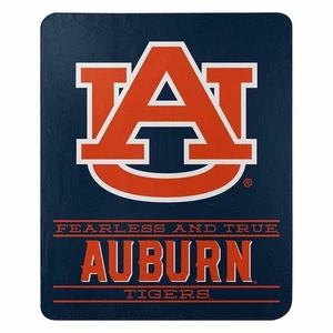 University of Auburn Tigers Fleece Throw Blanket 50" x 60" NEW - Picture 1 of 1