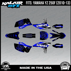 Graphics Kit for YAMAHA YZ250F (2010-2013) FH - Blue - Bild 1 von 4