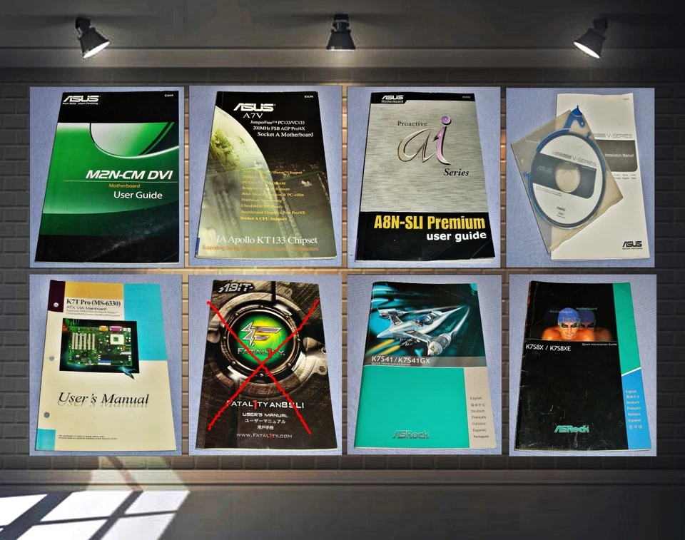 PC Bedienungsanleitung für Motherboards - Anleitungen original - -‹(•¿•)›- - - Bild 1 von 1