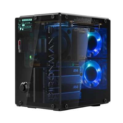 Pironman 5 MAX Premium Raspberry Pi 5 Mini Tower DUAL NVMe Case/Kit/Ai Compatibl - image 1 of 4