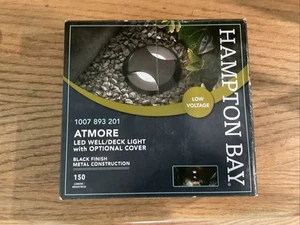 Hampton Bay Low Voltage Black LED Outdoor InGround Deck Light NEW - Picture 1 of 1