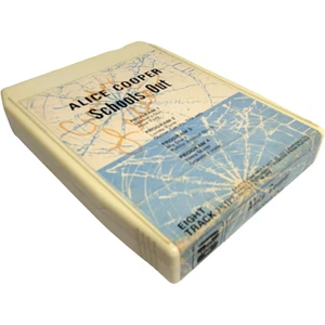 Neu Pads&tested! Alice Cooper School's Out 1972 B + 8-track Patrone - Imagen 1 de 7