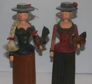 2 Klapperpuppen Groß Gotthard Steglich Erzgebirge 28cm - Bild 1 von 9