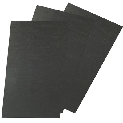 3 x Eisenfolie Selbstklebend Schwarz Ferrofolie Hafgrund für Magnete DIN A4 - Bild 1 von 2