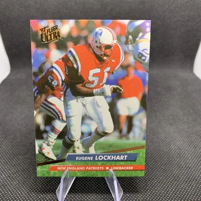 1992 Ultra Eugene Lockhart New England Patriots #249 - Image 1 of 2