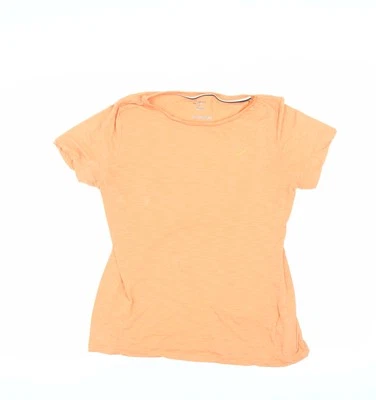 Asics Women's Orange T-Shirt Size S - Moisture Wicking, Lightweight - Image 1 of 4