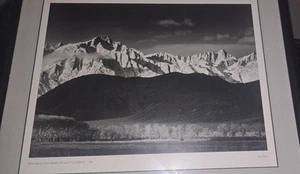 1944 Vintage ANSEL ADAMS Winter Sunrise Landscape L Photo Print - Picture 1 of 4