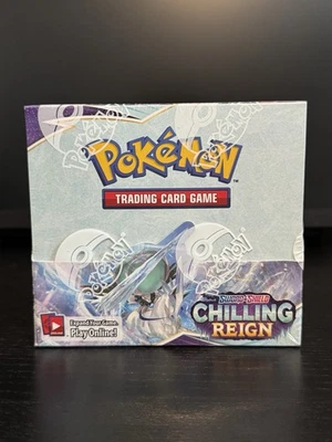 Chilling Reign Booster Box -Pokémon TCG Sword & Shield With Plastic Case - Image 1 of 4