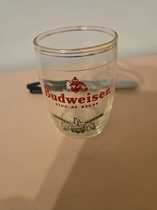 BUDWEISER TEST TASTE GOLD RIM LARGE SHOT GLASS - Picture 1 of 2