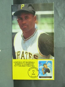 RARE ROBERTO CLEMENTE   cover & stamp cachet   FULL COVER  NUMBER 2 - Picture 1 of 1
