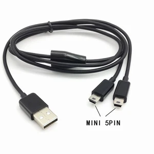 Cable divisor mini USB doble de 1M 3 pies alimentación de hasta dos dispositivos mini USB a la vez - Imagen 1 de 10
