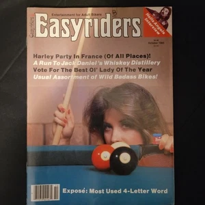 EASYRIDER Motorcycle Magazine October 1985 David Mann Centerfold - Picture 1 of 12