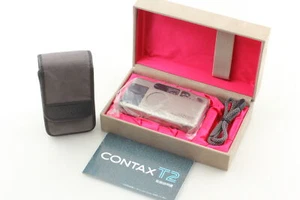 All Works [Opt MINT w/Case] Contax T2 Titan 35mm Point & Shoot Film Camera JAPAN - Picture 1 of 13