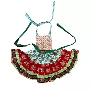 Matilda Jane Platinum Christmas Apron Dress - Picture 1 of 3