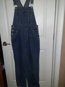 Overalls Denim Jr M 7/8 No Boundries 5 Pockets EUC - Picture 1 of 3