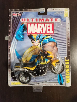 Marvel Wolverine Motorcycle Ultimate Collection Series 1 Triumph Tiger Maisto - Image 1 of 2