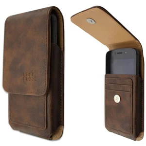 caseroxx Outdoor Tasche für Samsung Galaxy S10 Plus in braun aus Echtleder - Bild 1 von 4