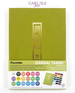 Kuretake Gansai Tambi Japanese Watercolour Paint Set Of 18 - Picture 1 of 4