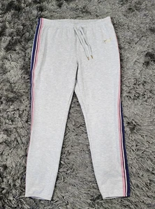 Y2K Juicy Couture Lounge Jogginghose Damen Large grau blau spitz zulaufend Kordelzug - Bild 1 von 21