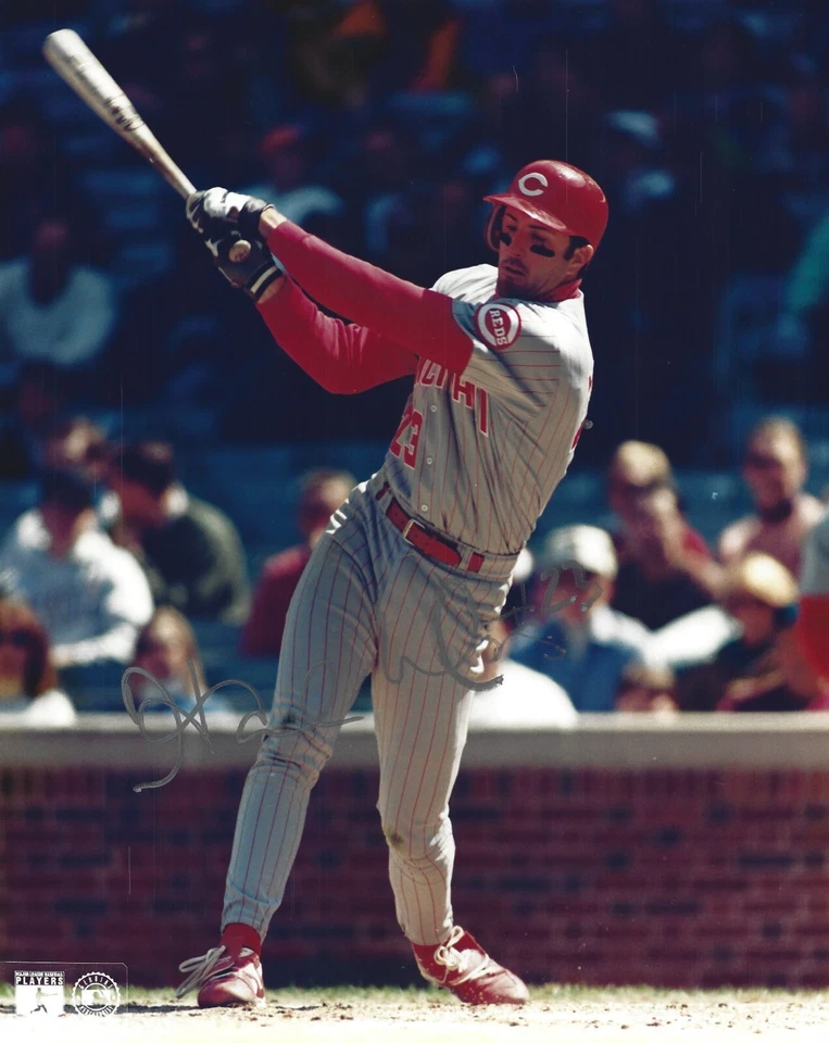 Hal Morris Autographed Signed 8x10 Photo - MLB Reds NY Yankees Tigers - w/COA - Image 1 of 1