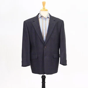 Coppley 46S Gray Sport Coat Blazer Jacket Check 2B Wool - Picture 1 of 11