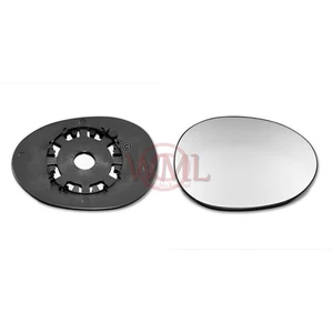 TOYOTA AYGO 2005->2014 TÜR/FLÜGELSPIEGEL GLAS SILBER, NICHT BEHEIZT & BASIS RECHTSSEITE - Bild 1 von 4