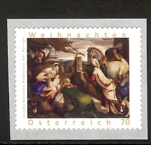3038 Österreich Weihnachten 2012 "Anbetung der Könige" mit Zählnummer sk ** - Bild 1 von 1