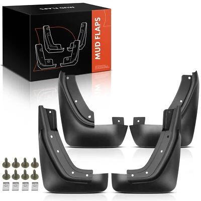 4x Splash Guards Mud Flaps Fender Rear & Front  For Volvo S80 2008-2016 Sedan - Image 1 of 4
