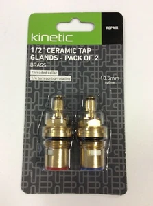 Replacement Tap Ceramic Disc Cartridges Valve Quarter Turn Kitchen Bathroom 1/2" - Picture 1 of 6