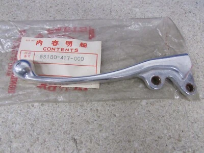 NOS 78 HONDA CB400A HAWK HONDAMATIC 400 OEM PARKING BRAKE LEVER 53180-417-000 - Image 1 of 2