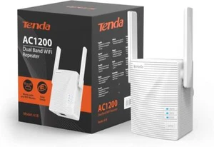 Tenda A18 WiFi Repeater WLAN Verstärker AC1200 Dualband 2x2dBi Antennen - Bild 1 von 1