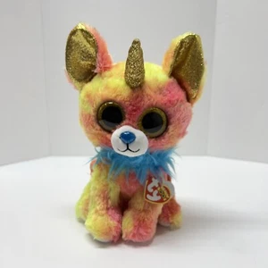 "Ty Beanie Boos YIPS el perro UniChihuahua 9"" bolsa de frijoles juguete de peluche 2020" - Imagen 1 de 10