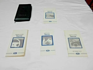 1997 FORD TAURUS OWNER MANUAL 4/PC.SET & BLUE TAURUS ZIPPERED FACTORY CASE - Picture 1 of 4