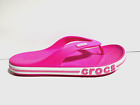 Crocs Unisex Bayaband Flip Sandals Electric Pink Us Men's 4 Women's 6 Eu 36/37