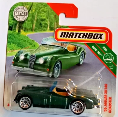 Matchbox ©  1956 Jaguar XK 140 Roadster  2019  OVP  Mattel  17/20  MBX Roadtrip - Bild 1 von 2