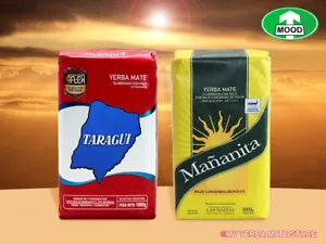 Yerba Mate - Taragui / Mañanita - 2 Kilos Variety Pack - FREE Shipping - Picture 1 of 9