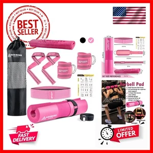 Set di cuscinetti per bilanciere per spinte anca - Squat Pad per affondi bilanciere, pressa da banco,... - Foto 1 di 8