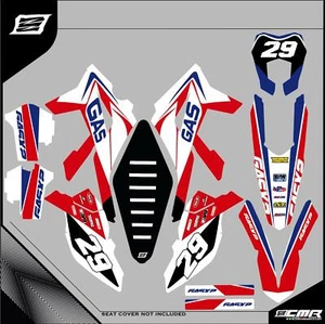 GAS GAS MX 14 15 16 17 2014 2015 2016 2017 Compatible Sticker Graphics Kit - Picture 1 of 1