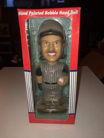2001 World Series Arizona Diamondbacks Randy Johnson Hand Painted Bobblehead Cover