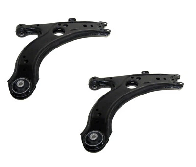2 brazos de control inferiores y buje de suspensión delantera izquierda+derecha DELPHI para Volkswagen Foto 1 de 4