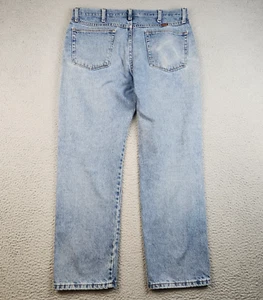 Rustler Jeans Mens 36x30 Y2K Regular Straight Natural Distress Light Wash Faded - Picture 1 of 14