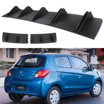 Fins Wing Rear Diffuser Bumper Spoiler Lip Splitter For Mitsubishi Mirage 97-02 - Image 1 of 4