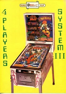 Cavalier Recel Pinball Flyer/ Ad/ Brochure - Picture 1 of 2