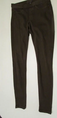 Women's size S Brown Stretchband Waist Pullon Pants By HUE - Image 1 of 4