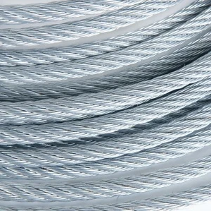 3/8" Galvanized Aircraft Cable Steel Wire Rope 7x19 (150 Feet) - Picture 1 of 3