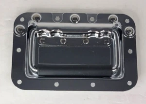 Recessed Spring Loaded Chest Handles Hard Plastic Grip 4 1/8" X 6 1/4" 220 lb - Foto 1 di 3